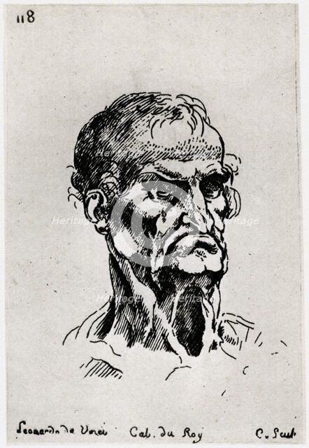 Drawing after Leonardo de Vinci, c1710-1765 (1924) Artist: Caylus, Anne-Claude-Philippe de