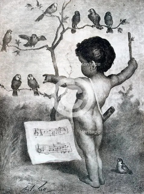 Drawing by André Gill, 1927. Artist: Andre Gill