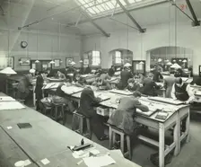 Drawing class, University College, London, 1912
