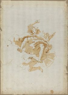 Drawing for a Ceiling Fresco. Creator: Giovanni Battista Tiepolo