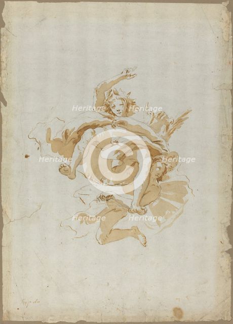 Drawing for a Ceiling Fresco. Creator: Giovanni Battista Tiepolo.