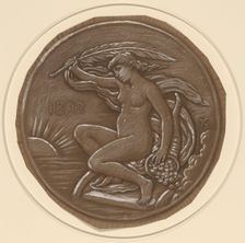 Drawing for Star of Fortune, 1892. Creator: Elihu Vedder