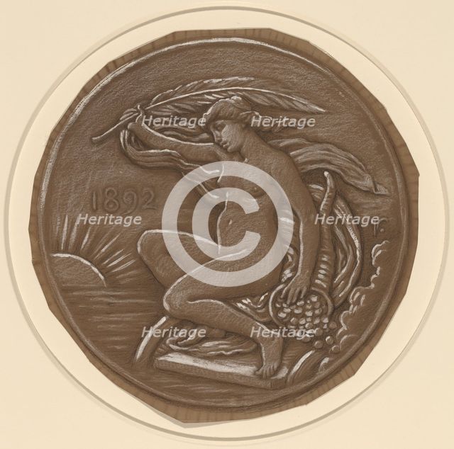 Drawing for Star of Fortune, 1892. Creator: Elihu Vedder.