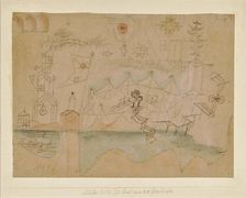 Drawing for the boat rental, 1918. Creator: Klee, Paul (1879-1940)