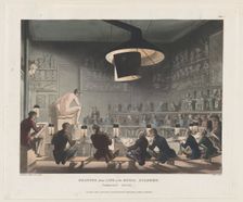 Drawing from Life at the Royal Academy, Somerset House, January 1, 1808., January 1, 1808. Creator: J. Bluck