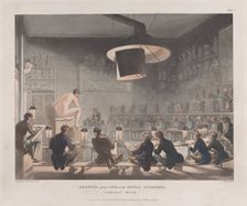 Drawing from Life at the Royal Academy, Somerset House, January 1, 1808., January 1, 1808. Creator: J. Bluck