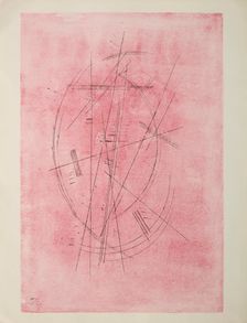 Drawing in Pink, 1927. Creator: Vassily Kandinsky