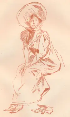 Drawing in Sanguine c1900 (1903-1904). Artist: Jules Cheret