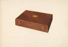 Drawing Instrument Box, c. 1940. Creator: Fred Hassebrock