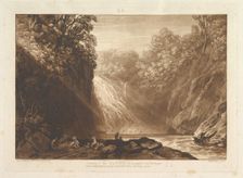 Drawing of the Clyde (Liber Studiorum, part IV, plate 18), March 29, 1809. Creator: JMW Turner
