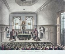 Drawing of the State Lottery, Coopers Hall, London, 1809. Artist: Joseph Constantine Stadler