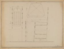 Drawing of Chair, 1935/1942. Creator: Nicholas Gorid