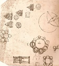 Drawing of ecclesiastical architecture, c1472-c1519 (1883). Artist: Leonardo da Vinci