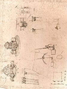 Drawing of ecclesiastical architecture, c1472-c1519 (1883). Artist: Leonardo da Vinci
