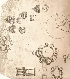 Drawing of ecclesiastical architecture, c1472-c1519 (1883). Artist: Leonardo da Vinci