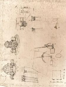Drawing of ecclesiastical architecture, c1472-c1519 (1883). Artist: Leonardo da Vinci