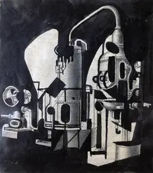 Drawing of Francis Picabia c1930. Creator: Francis Picabia