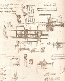 Drawing of projects for castles and villas, c1472-c1519 (1883). Artist: Leonardo da Vinci