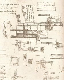 Drawing of projects for castles and villas, c1472-c1519 (1883). Artist: Leonardo da Vinci
