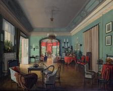 Drawing Room, 1874. Creator: Pyotr Tutukin