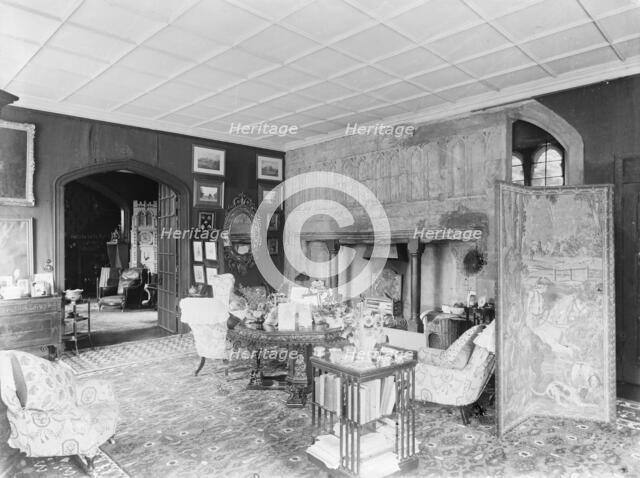 Drawing Room at Carisbrooke Castle, Isle of Wight, c1930. Creator: Kirk & Sons of Cowes.