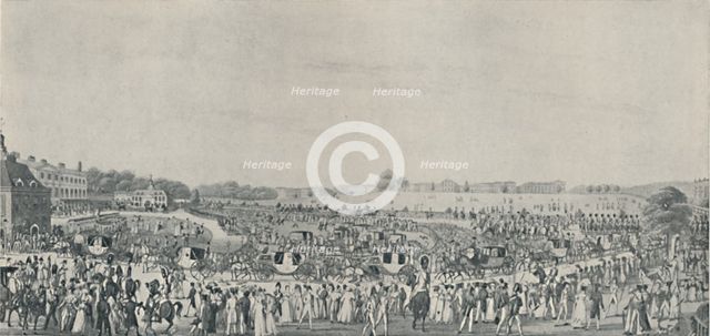 'Drawing-Room Day, Buckingham Palace, 1822', (1920). Artist: Unknown.