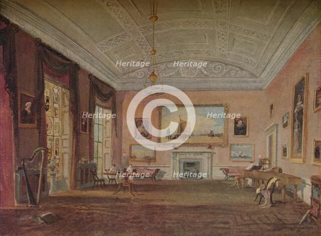 'Drawing Room, Farnley', 1818. Artist: JMW Turner.