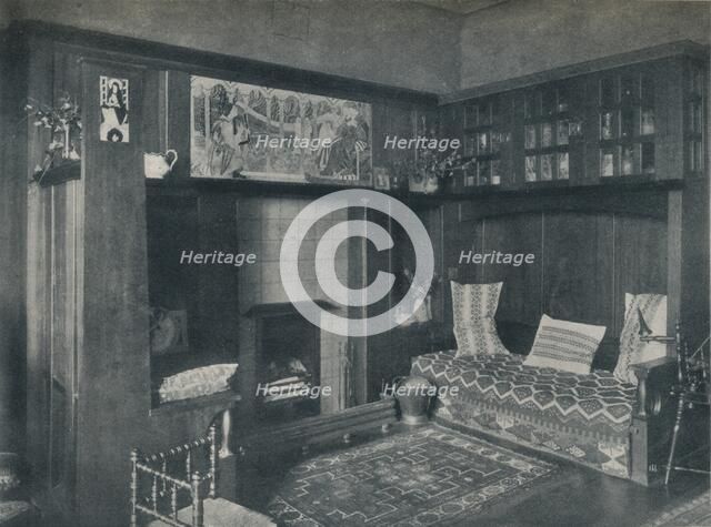 'Drawing-Room Fireplace', c1902. Creators: John Gaff Gillespie, Unknown.