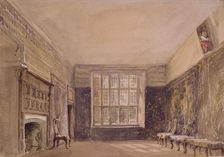 Drawing Room, Haddon Hall, 1831. Creator: David Cox the Elder