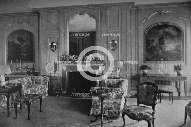 Drawing room, house of Charles H Sabin, New York, 1922. Artist: Unknown.
