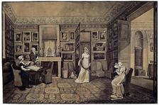 Drawing Room in the Baryatinsky House in Altona 1807. Artist: Elisabeth Louise Vigee-LeBrun