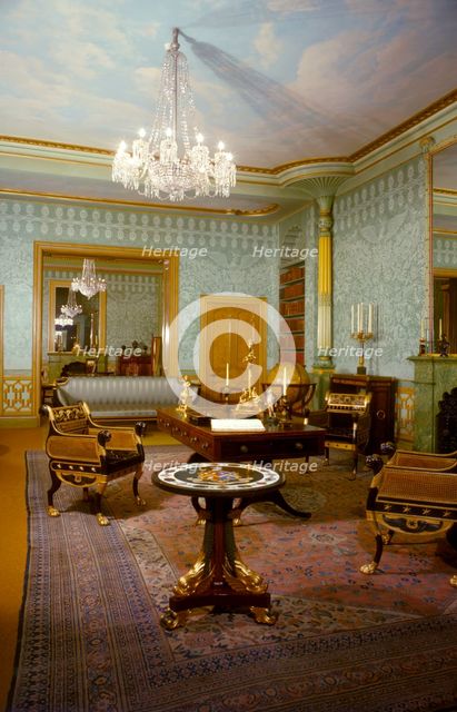 Drawing-room, Royal Pavilion, Brighton, East Sussex, 1945-1980. Artist: Eric de Maré