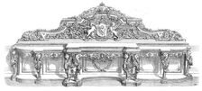 Drawing-room sideboard, by Morant, Boyd, and Morant, in the International Exhibition, 1862. Creator: Unknown