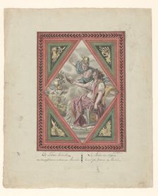 Drawing shows her work to Mercury, 1803-c.1899. Creator: J. Enklaar