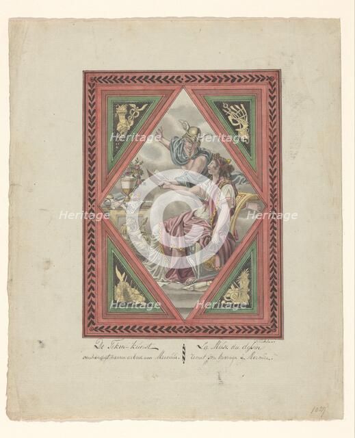 Drawing shows her work to Mercury, 1803-c.1899. Creator: J. Enklaar.