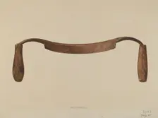 Drawknife, c. 1938. Creator: Max Fernekes