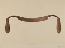 Drawknife, c. 1938. Creator: Max Fernekes