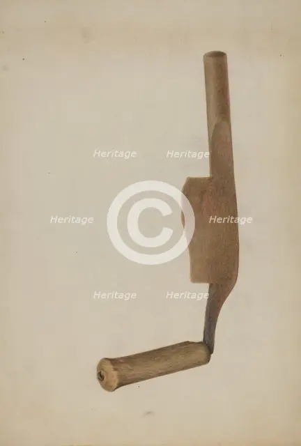 Drawknife, c. 1938. Creator: George C. Brown.