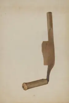 Drawknife, c. 1938. Creator: George C. Brown