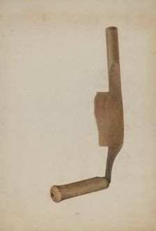 Drawknife, c. 1938. Creator: George C. Brown