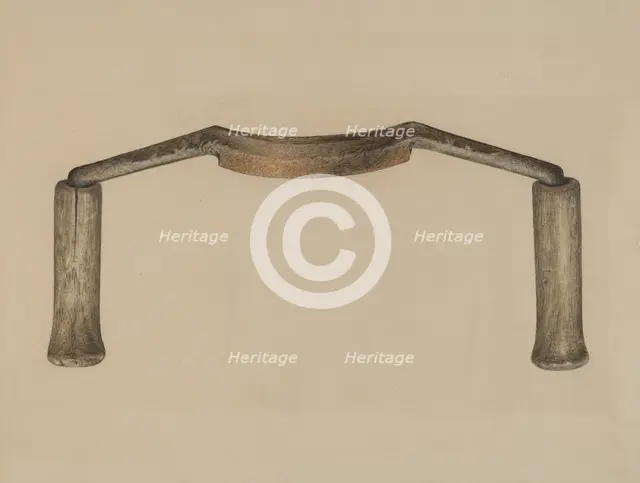 Drawknife, c. 1938. Creator: George C. Brown.