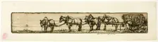 Draught Horses, 1906. Creator: Donald Shaw MacLaughlan