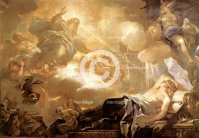 Dream of Solomon, c1694-95. Creator: Luca Giordano.