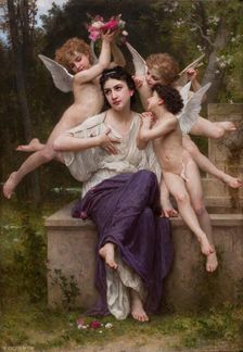 Dream of Spring (Rêve de printemps), 1901. Creator: William-Adolphe Bouguereau
