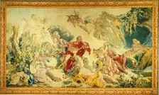 Dream of Rinaldo, c. 1751. Creators: Francois Boucher, Jean-Baptiste Oudry, Nicolas Besnier