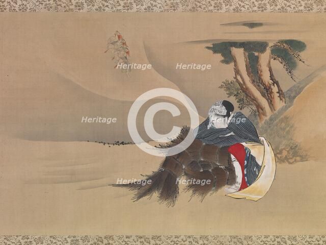 Dream of the Rush Gatherer, c1800-1849. Creator: Hokusai.