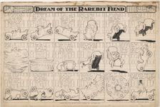 Dream of the Rarebit Fiend: Bucking Automobile, 1907. Creator: Winsor McCay