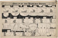 Dream of the Rarebit Fiend: Here Comes Washington, 1908. Creator: Winsor McCay