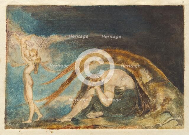 Dream of Thiralatha [from "America," cancelled plate d], c. 1794/1796. Creator: William Blake.