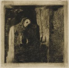 Dream Vision, c. 1880. Creator: Odilon Redon